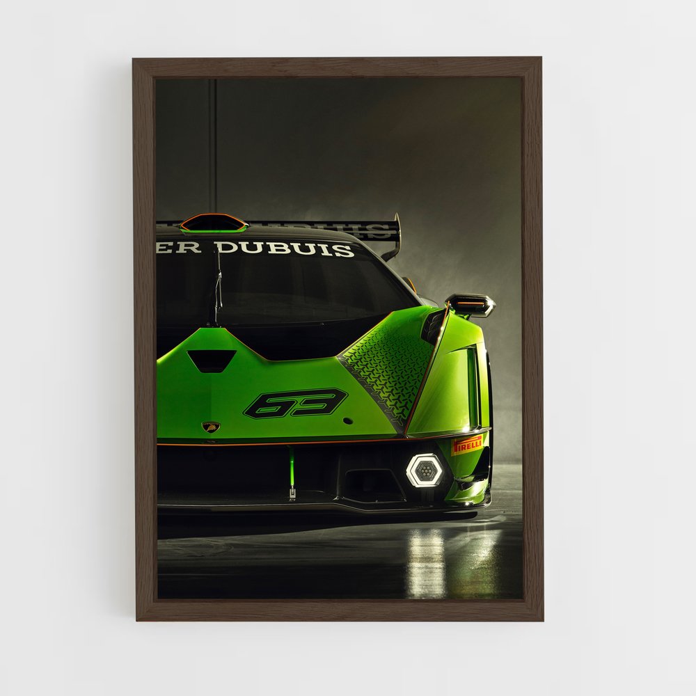 Poster Green Dream Machine – affiche Lamborghini (vue 5)
